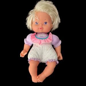 Baby Check Up Doll Vintage 1993 Kenner Blonde Hair Blue Eyes No Accessories READ